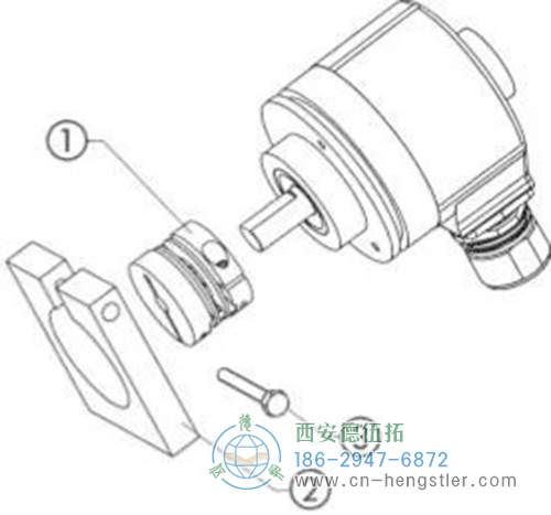 直接利用編碼器法蘭端面的安裝孔，你來實(shí)現(xiàn)編碼器與安裝支架的固定。